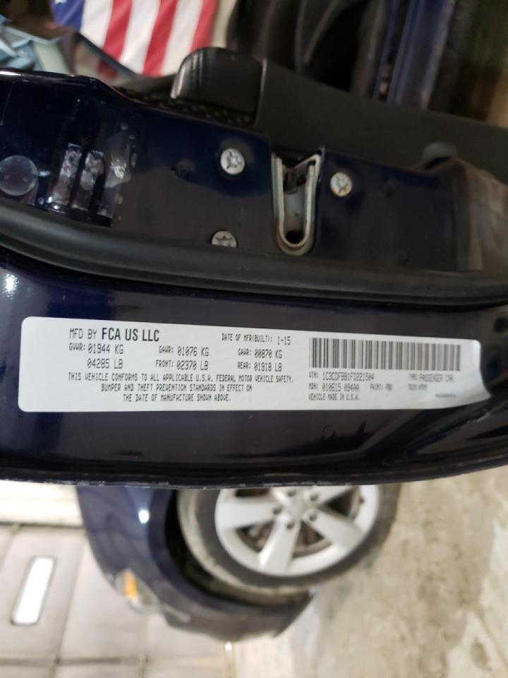 Photo 10 from auction – 2015 DODGE DART SXT with VIN 1C3CDFBB1FD221504