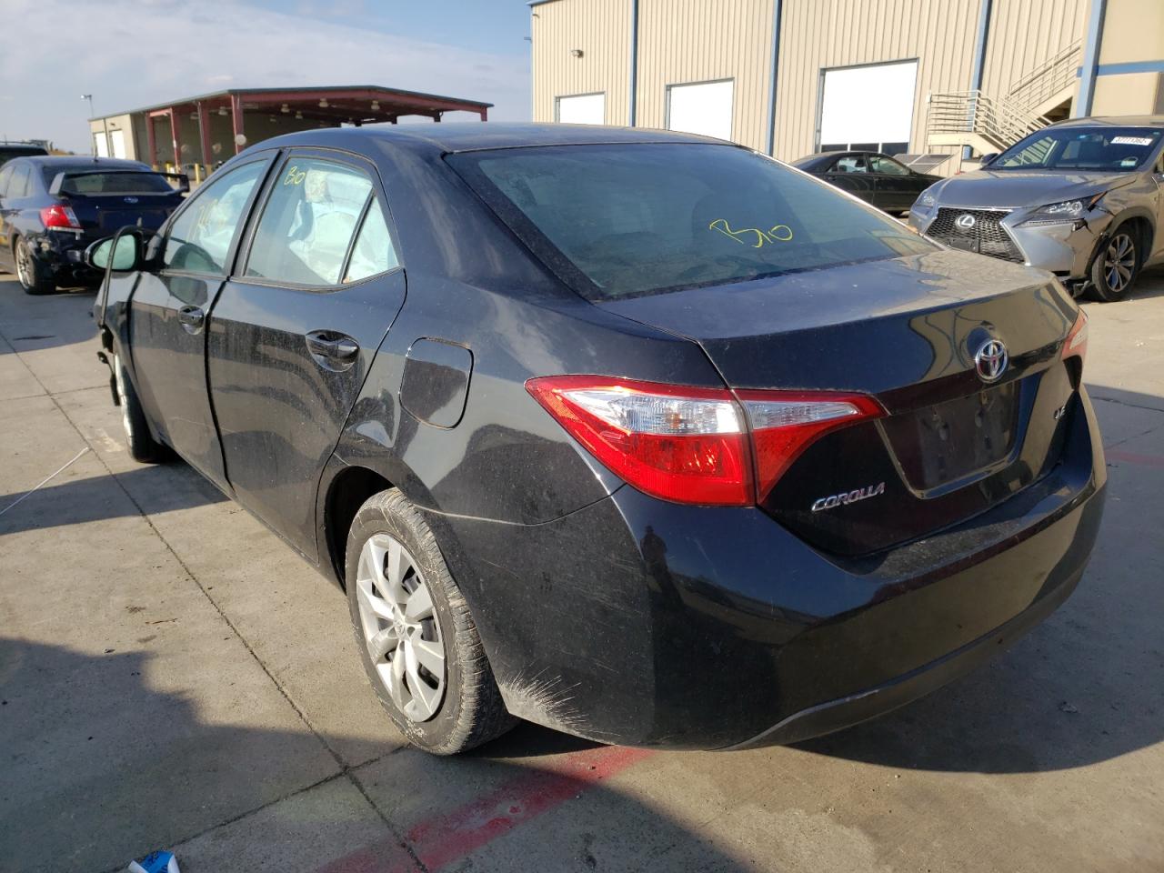 Photo 3 from auction – 2016 TOYOTA COROLLA L with VIN 2T1BURHE9GC651659