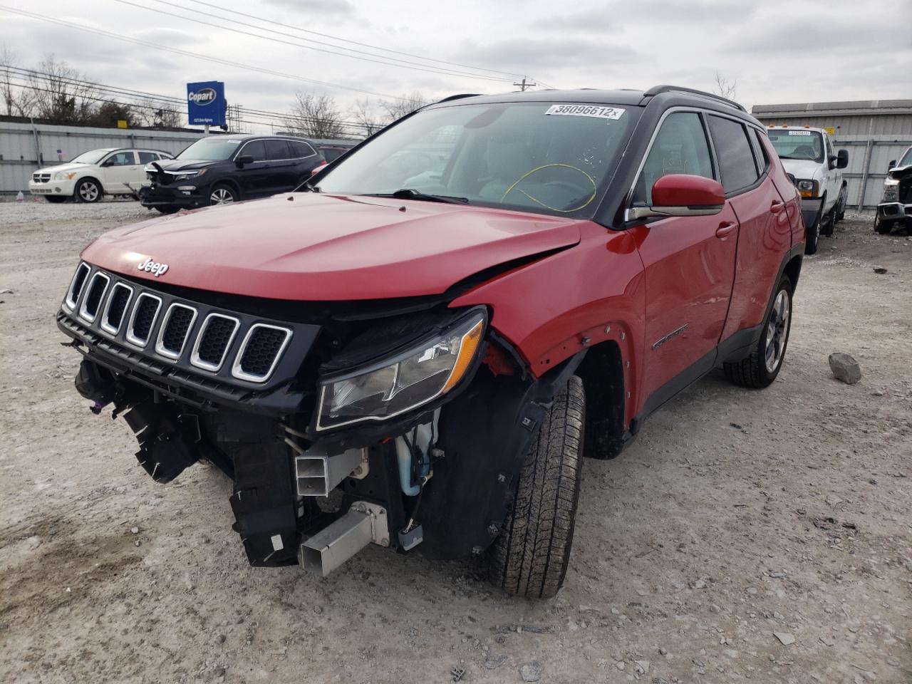 Photo 2 from auction – 2017 JEEP COMPASS LI with VIN 3C4NJDCB5HT624821