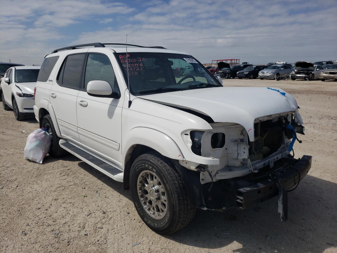 Photo 1 from auction – 2003 TOYOTA SEQUOIA LI with VIN 5TDZT38A83S158102