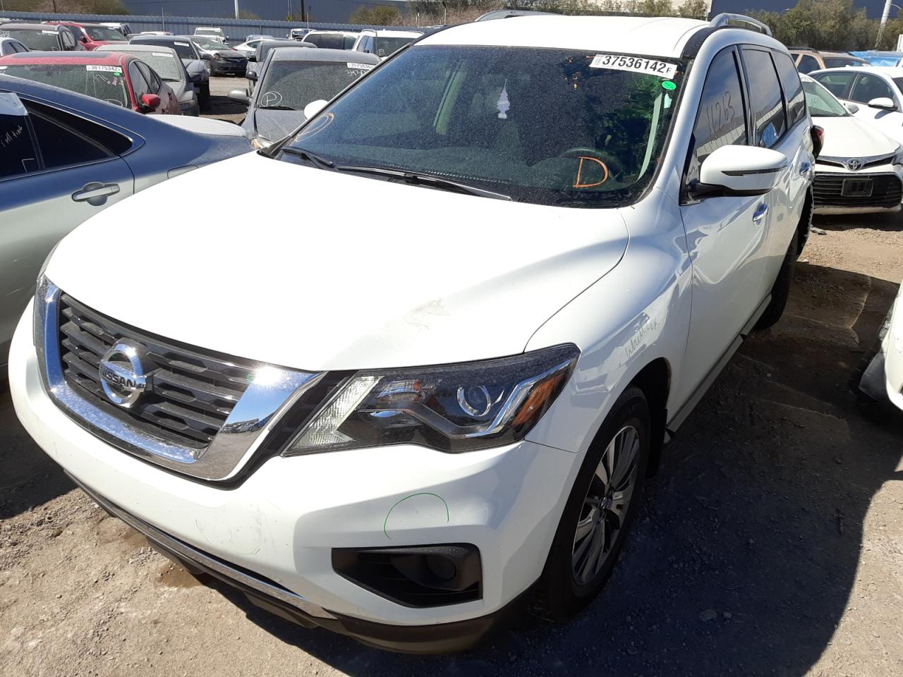 Photo 2 from auction – 2019 NISSAN PATHFINDER with VIN 5N1DR2MM6KC649363