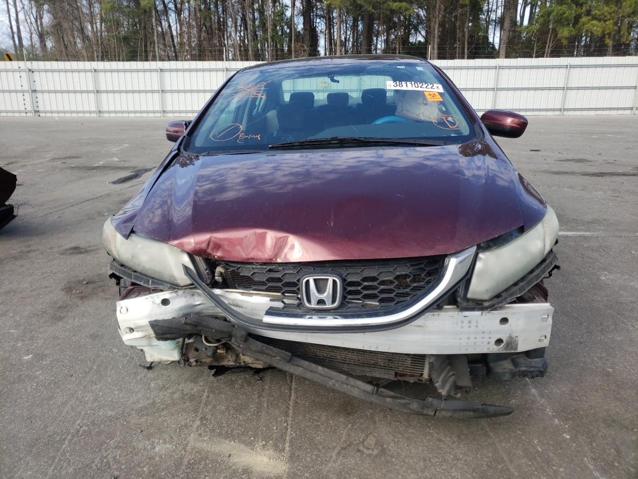 Фото 9 с аукциона – 2014 HONDA CIVIC LX с VIN 19XFB2F54EE237494