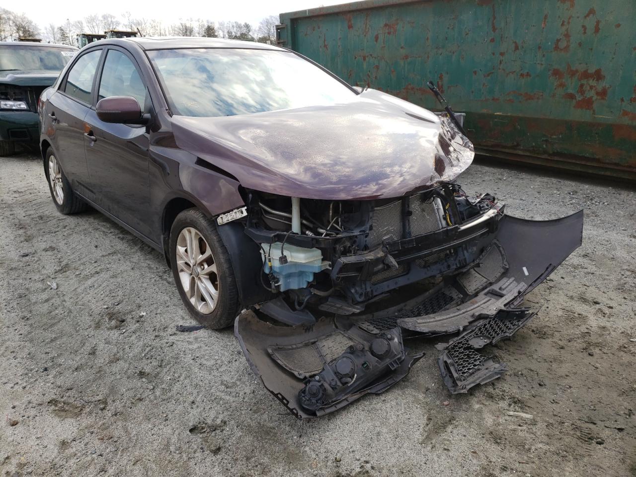 KIA FORTE EX 2011 with VIN KNAFU4A23B5366687 - Photo from auction