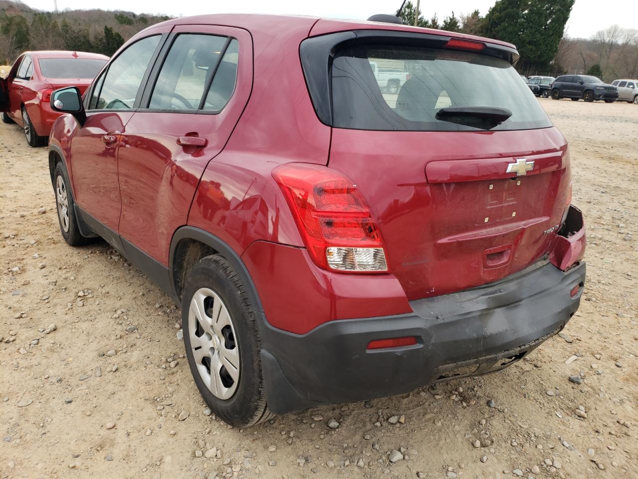 Photo 3 from auction – 2015 CHEVROLET TRAX LS with VIN KL7CJKSB5FB210074