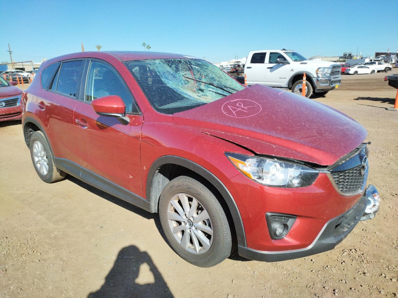 MAZDA CX-5 TOURI 2013 with VIN JM3KE2CE0D0112839 - Photo from auction
