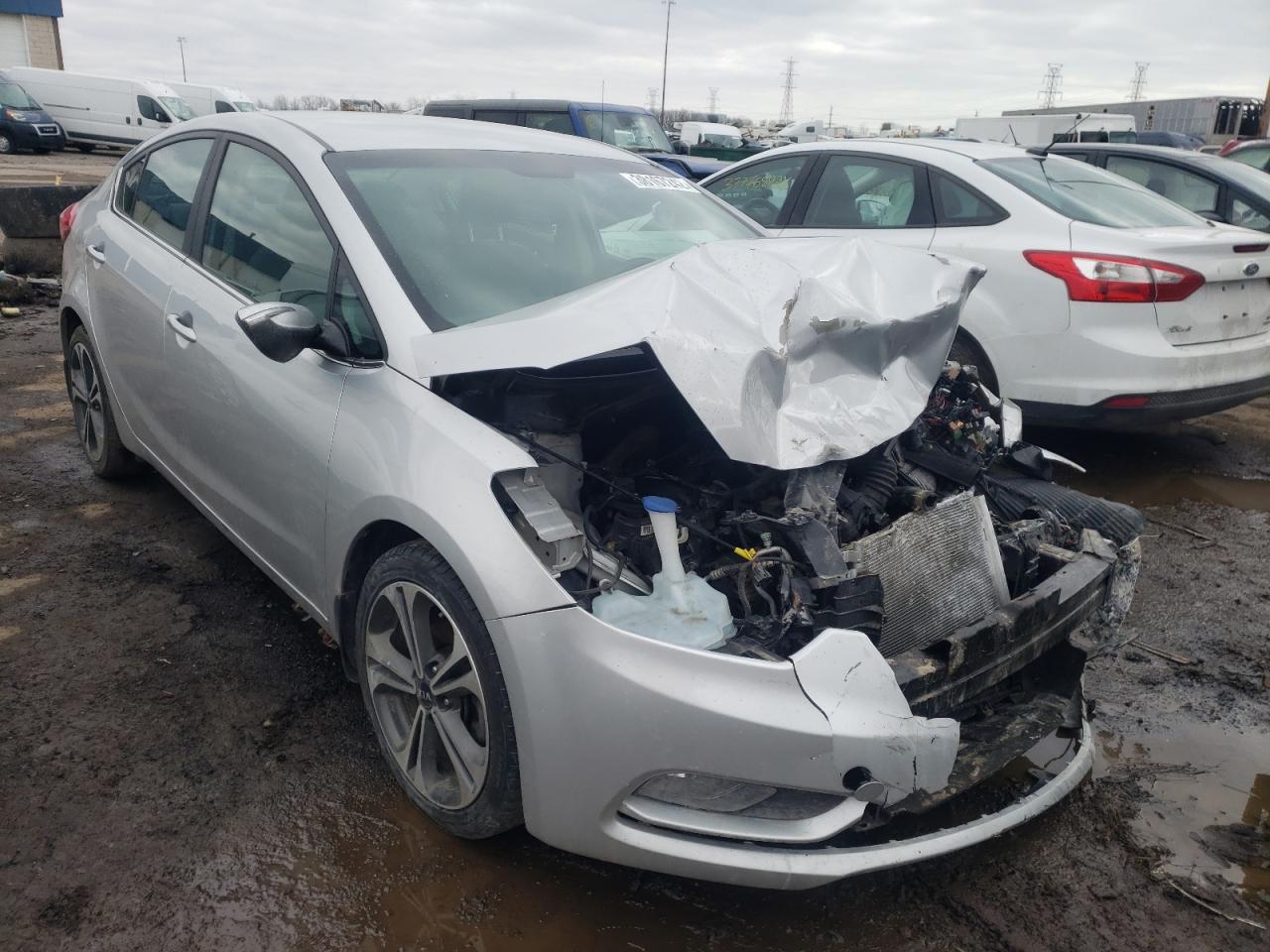 KIA FORTE EX 2015 with VIN KNAFX4A81F5341241 - Photo from auction
