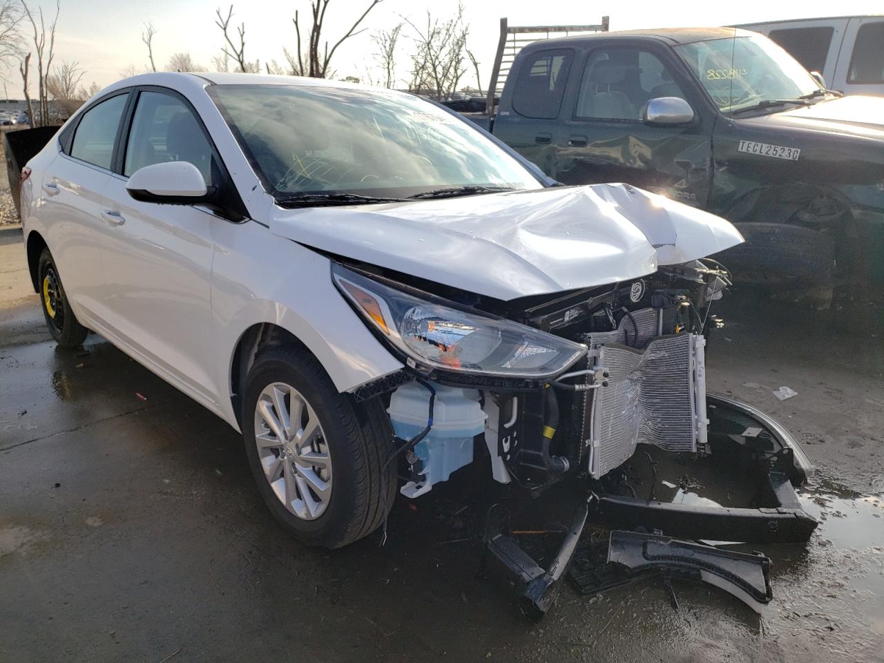 HYUNDAI ACCENT SE 2022 with VIN 3KPC24A63NE160485 - Photo from auction