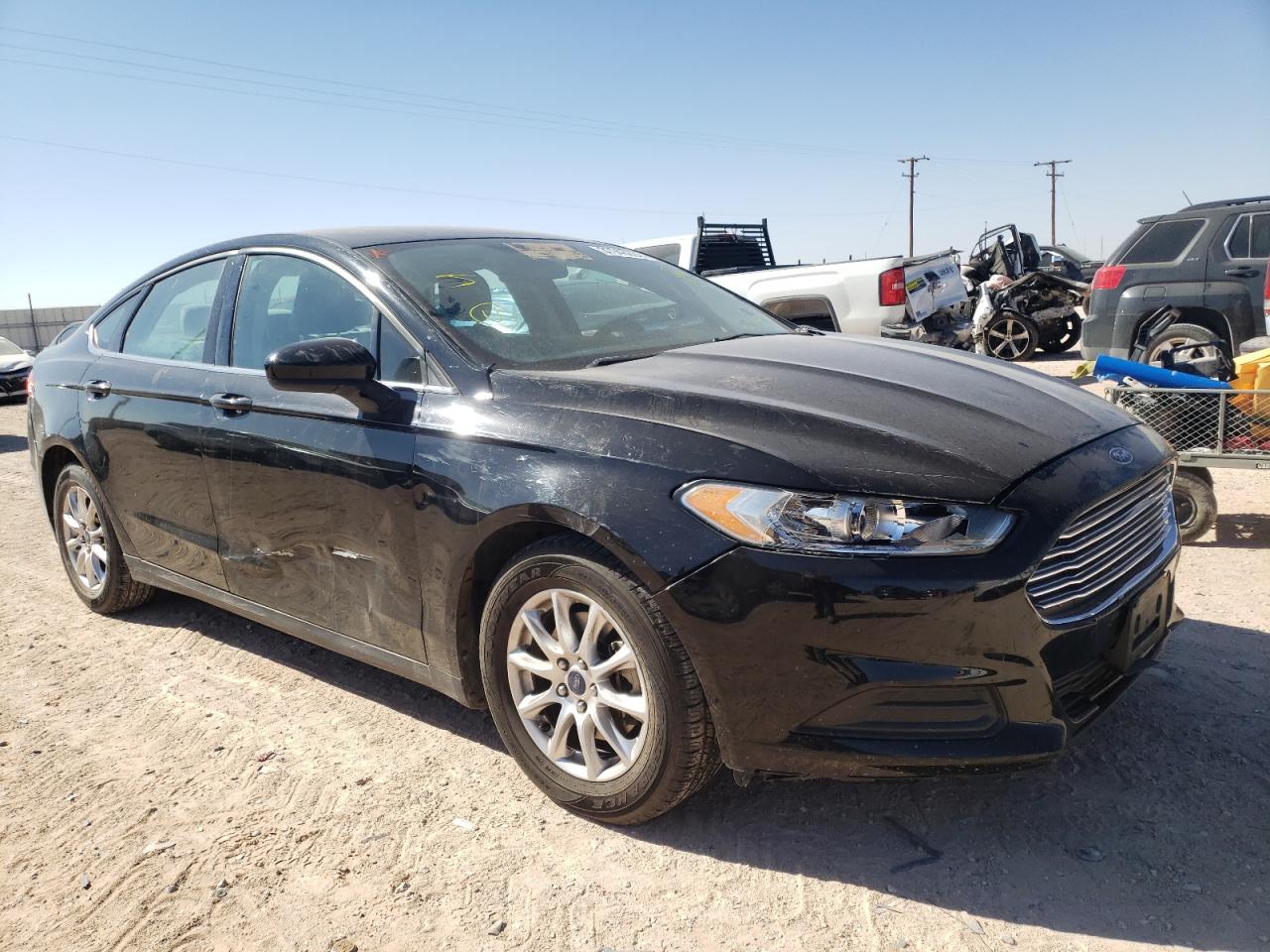 Photo 1 from auction – 2016 FORD FUSION S with VIN 3FA6P0G79GR156224