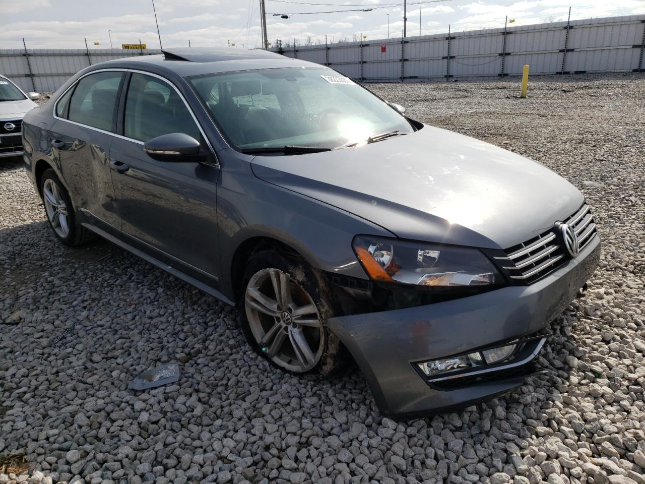 VOLKSWAGEN PASSAT SEL 2012 with VIN 1VWCN7A30CC040014 - Photo from auction