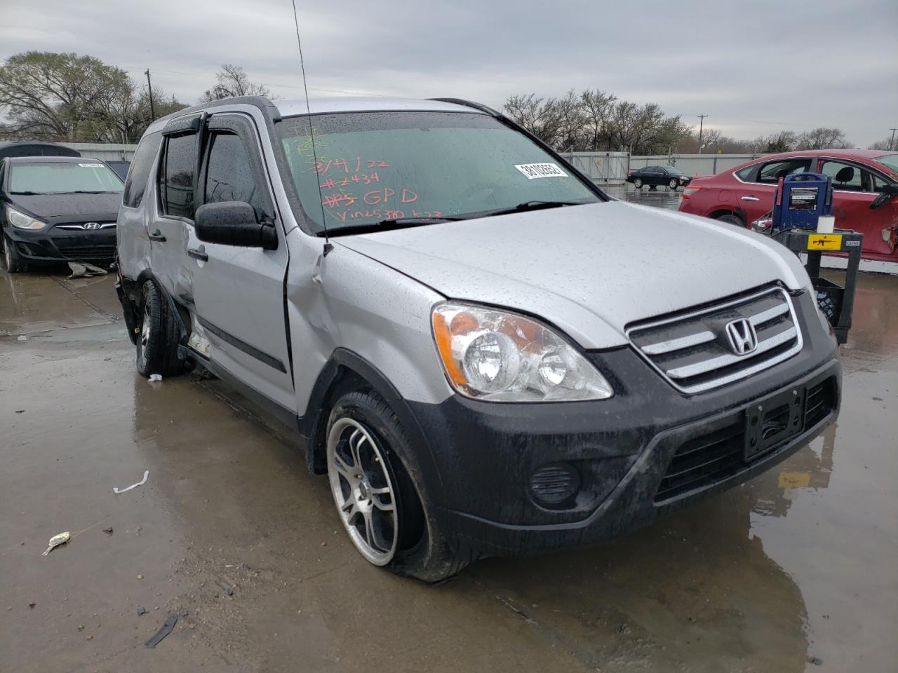 HONDA CR-V LX 2006 with VIN JHLRD68546C025380 - Photo from auction