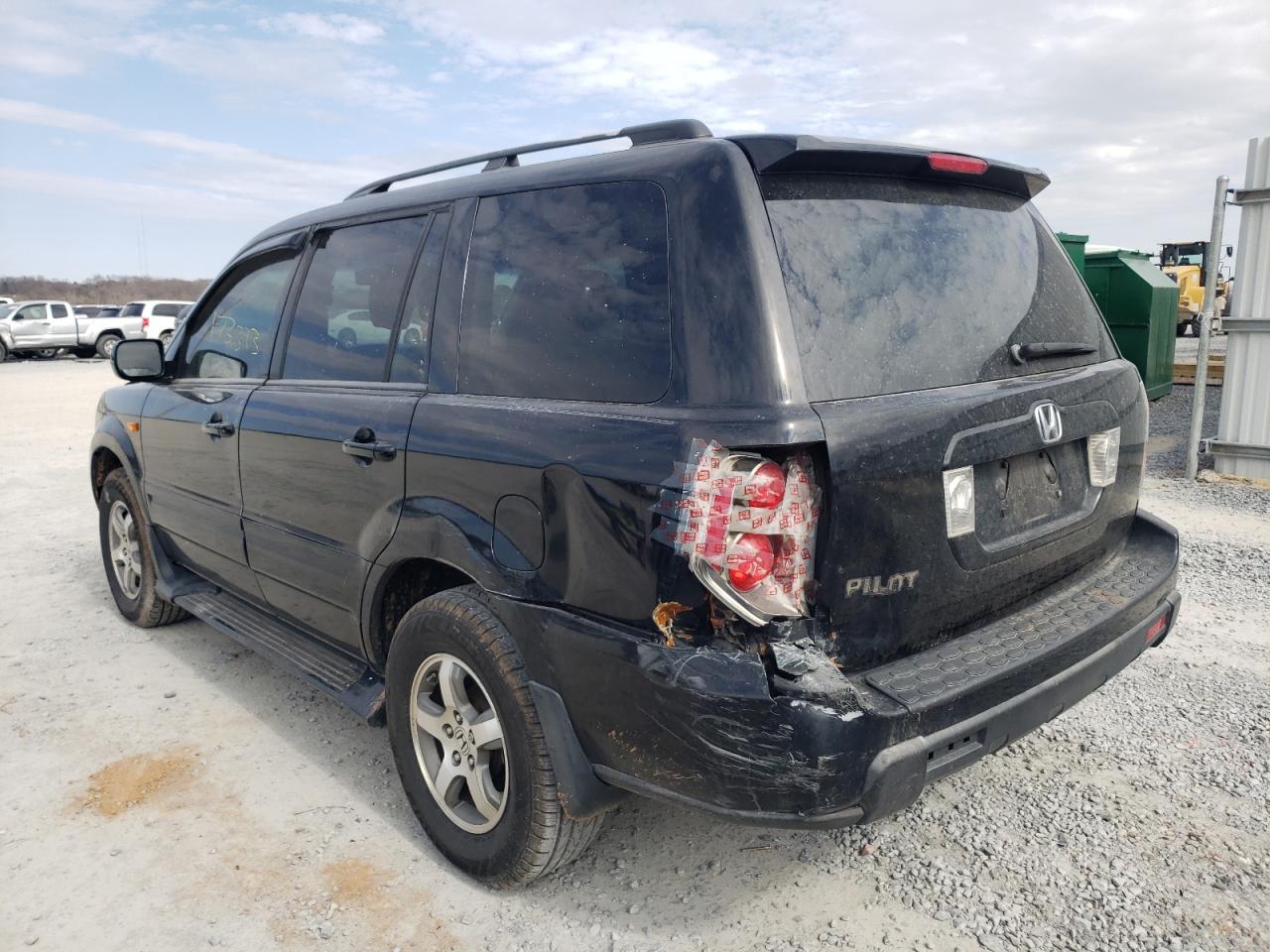 Photo 3 from auction – 2007 HONDA PILOT EXL with VIN 5FNYF28557B039109