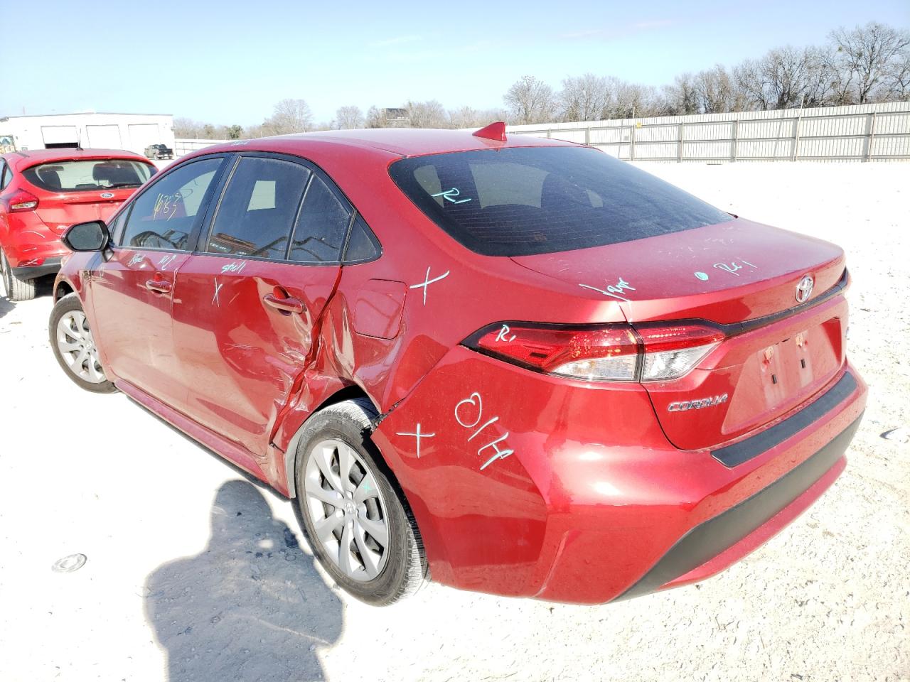 Photo 3 from auction – 2020 TOYOTA COROLLA LE with VIN JTDEPRAEXLJ009187