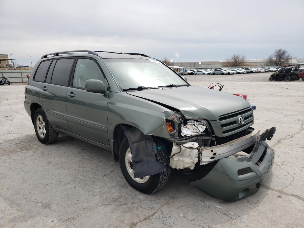 TOYOTA HIGHLANDER 2006 with VIN JTEGP21A560107482 - Photo from auction