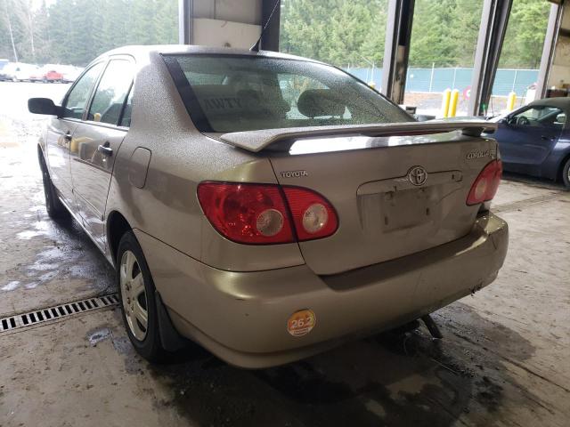 Photo 3 from auction – 2005 TOYOTA COROLLA CE with VIN 2T1BR32E35C878219