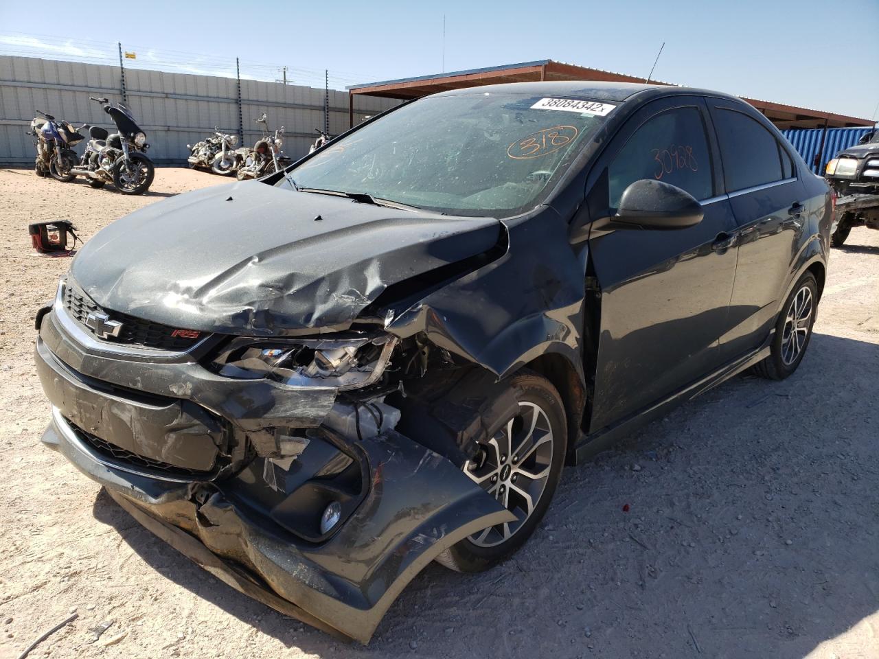 Photo 2 from auction – 2018 CHEVROLET SONIC LT with VIN 1G1JD5SH6J4120316