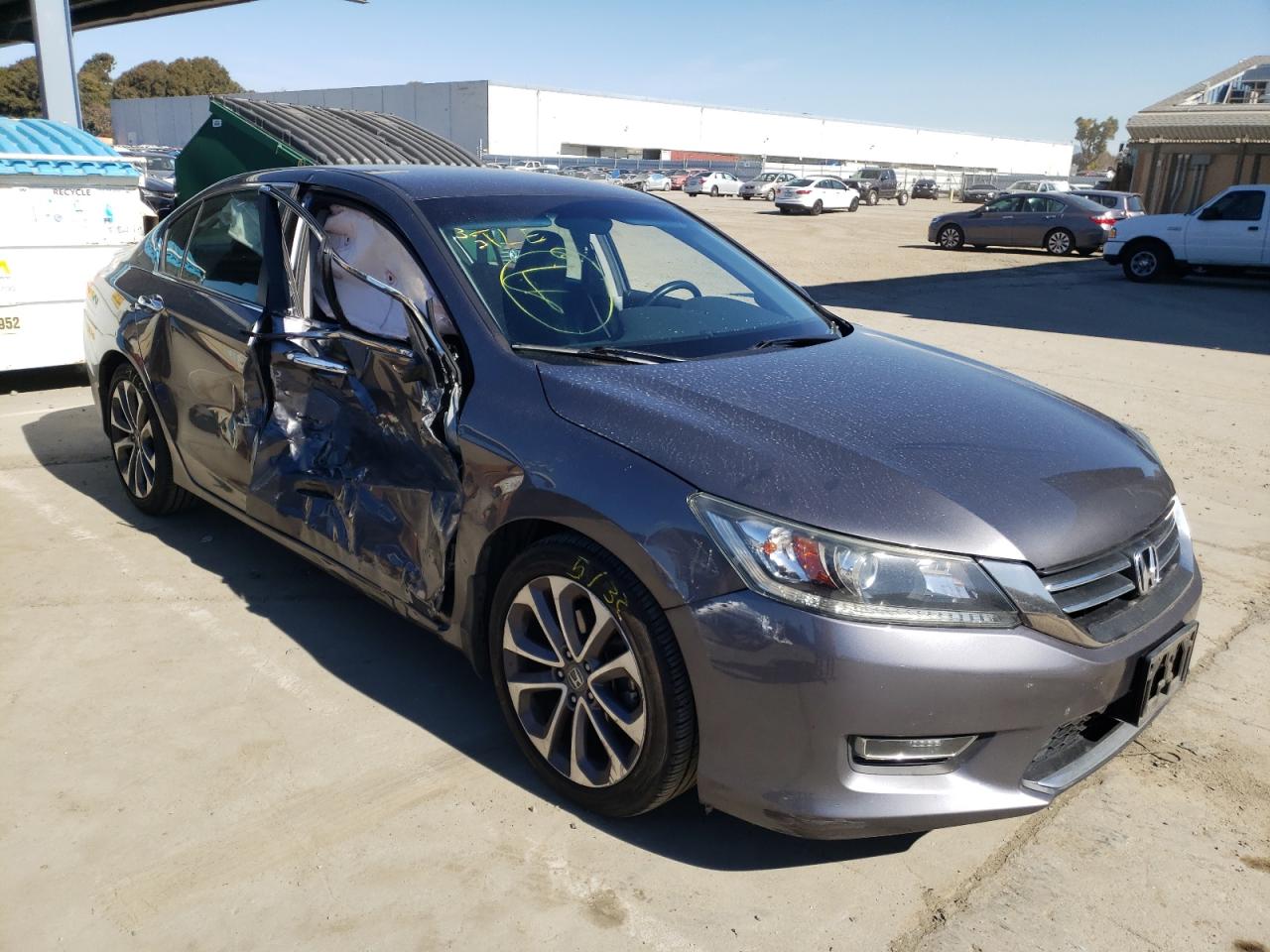 HONDA ACCORD SPO 2013 with VIN 1HGCR2F53DA150641 - Photo from auction