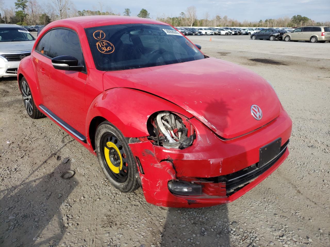 Photo 9 from auction – 2012 VOLKSWAGEN BEETLE with VIN 3VWV67ATXCM656145
