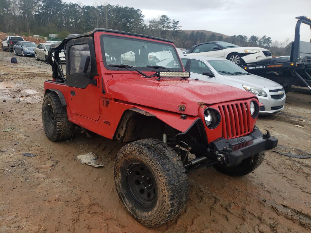JEEP WRANGLER / 1998 with VIN 1J4FY29P8WP767894 - Photo from auction