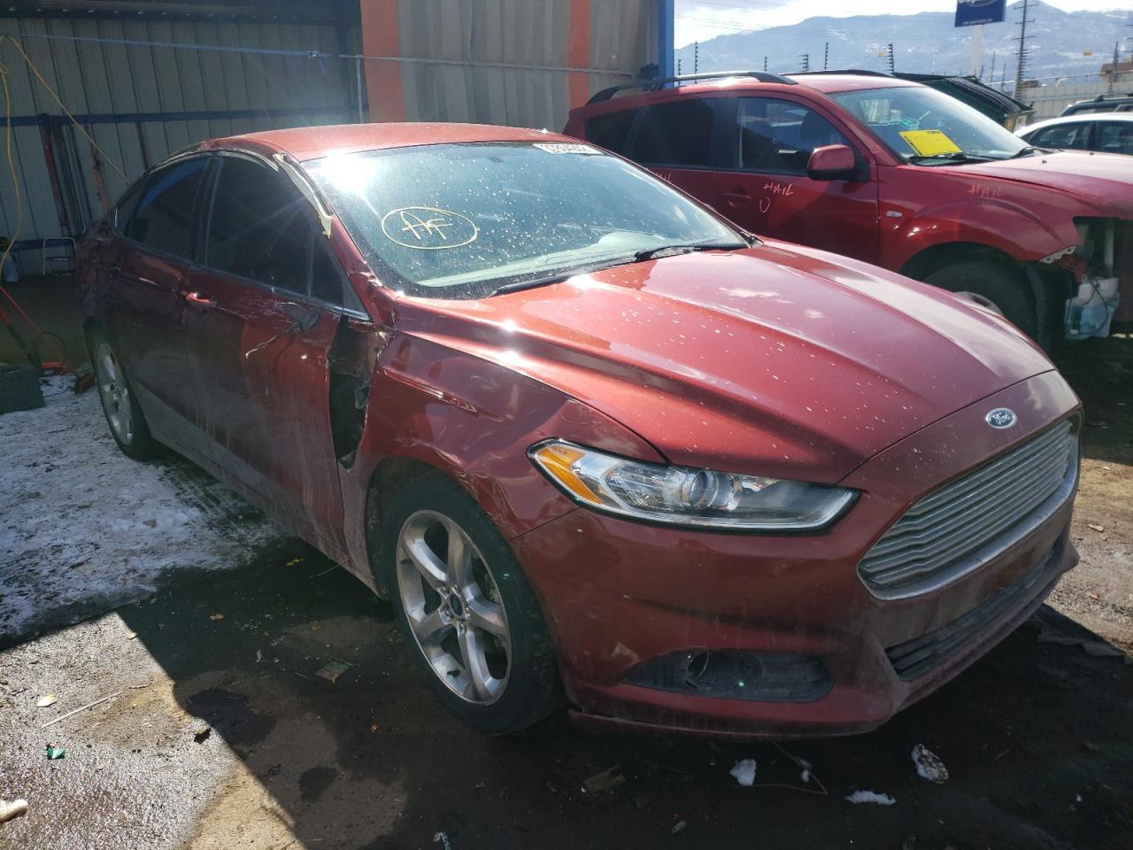 FORD FUSION SE 2014 with VIN 3FA6P0HD0ER268735 - Photo from auction