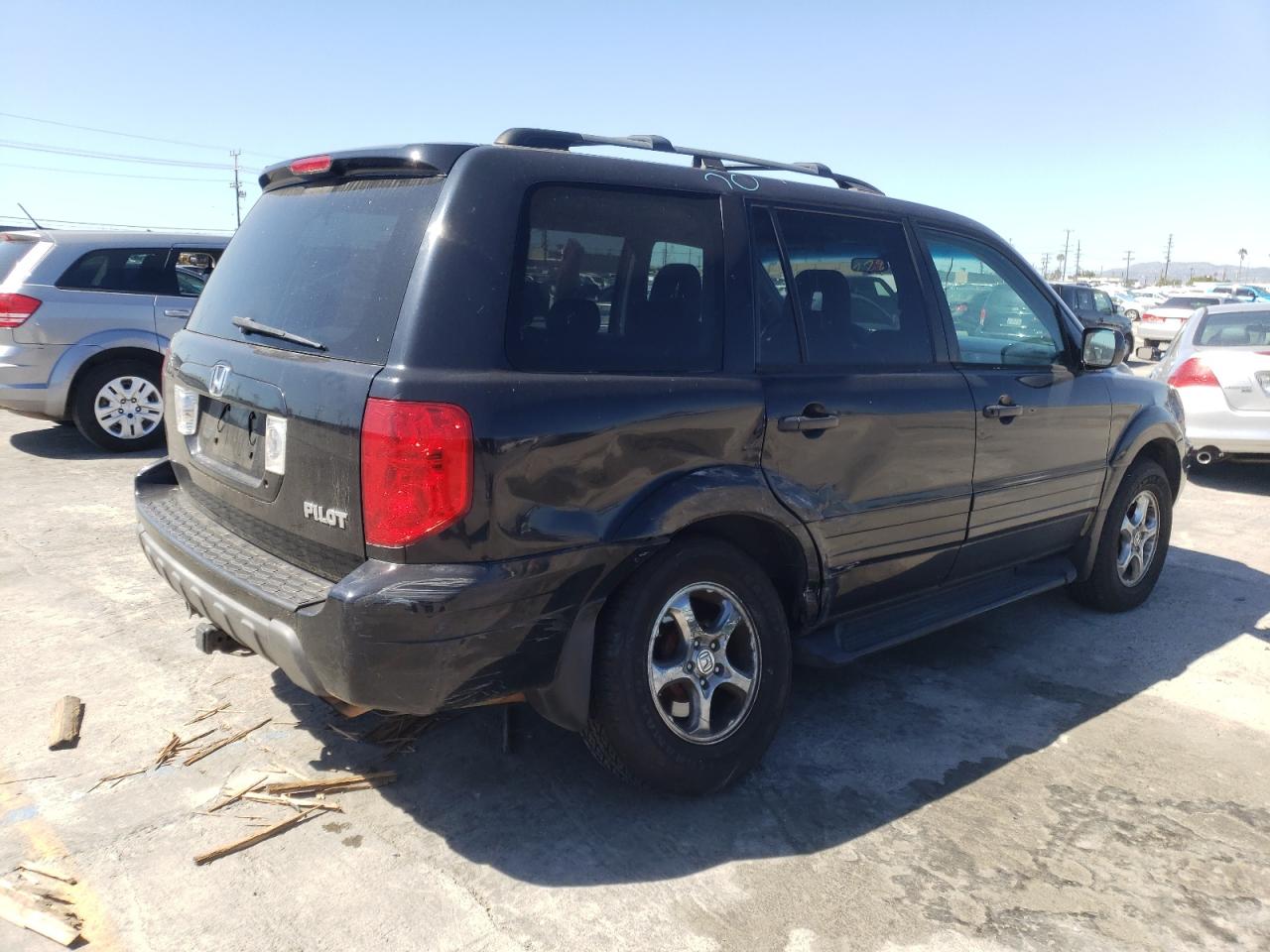 Photo 4 from auction – 2003 HONDA PILOT EXL with VIN 2HKYF18503H600001