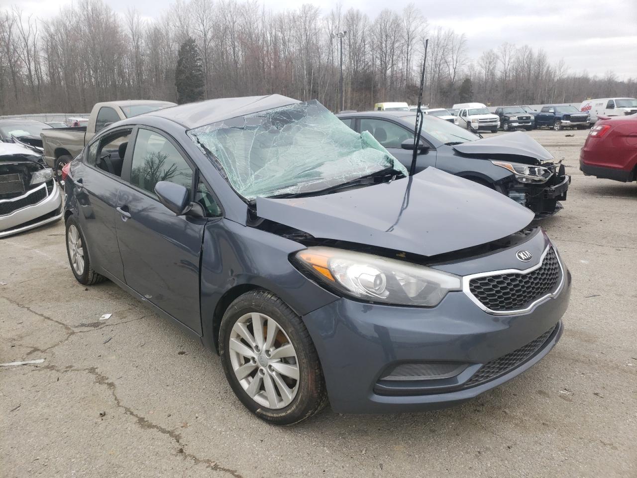 KIA FORTE LX 2015 with VIN KNAFX4A67F5255446 - Photo from auction