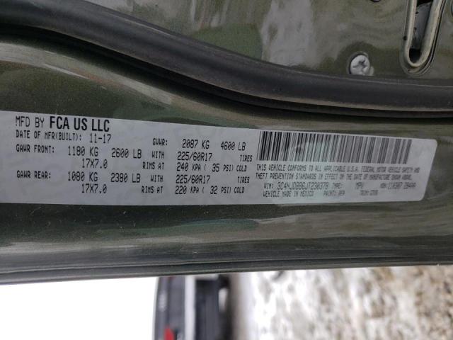 Photo 10 from auction – 2018 JEEP COMPASS LA with VIN 3C4NJDBB6JT230378