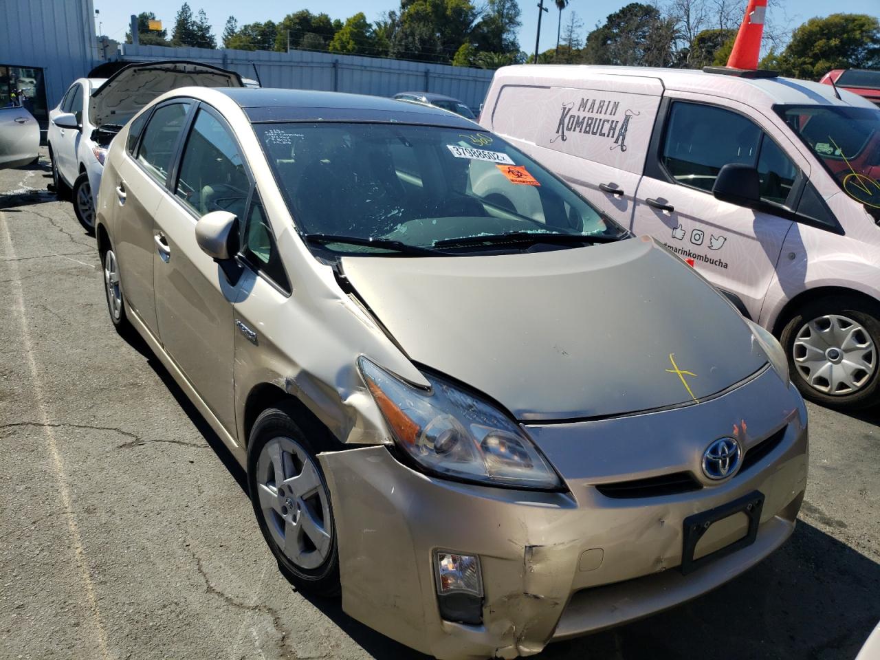 TOYOTA PRIUS 2011 with VIN JTDKN3DUXB1406468 - Photo from auction