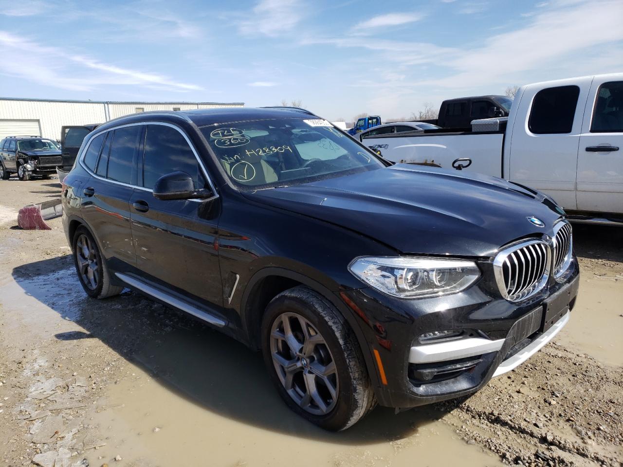 BMW X3 XDRIVE3 2021 with VIN 5UXTS1C03M9H28309 - Photo from auction