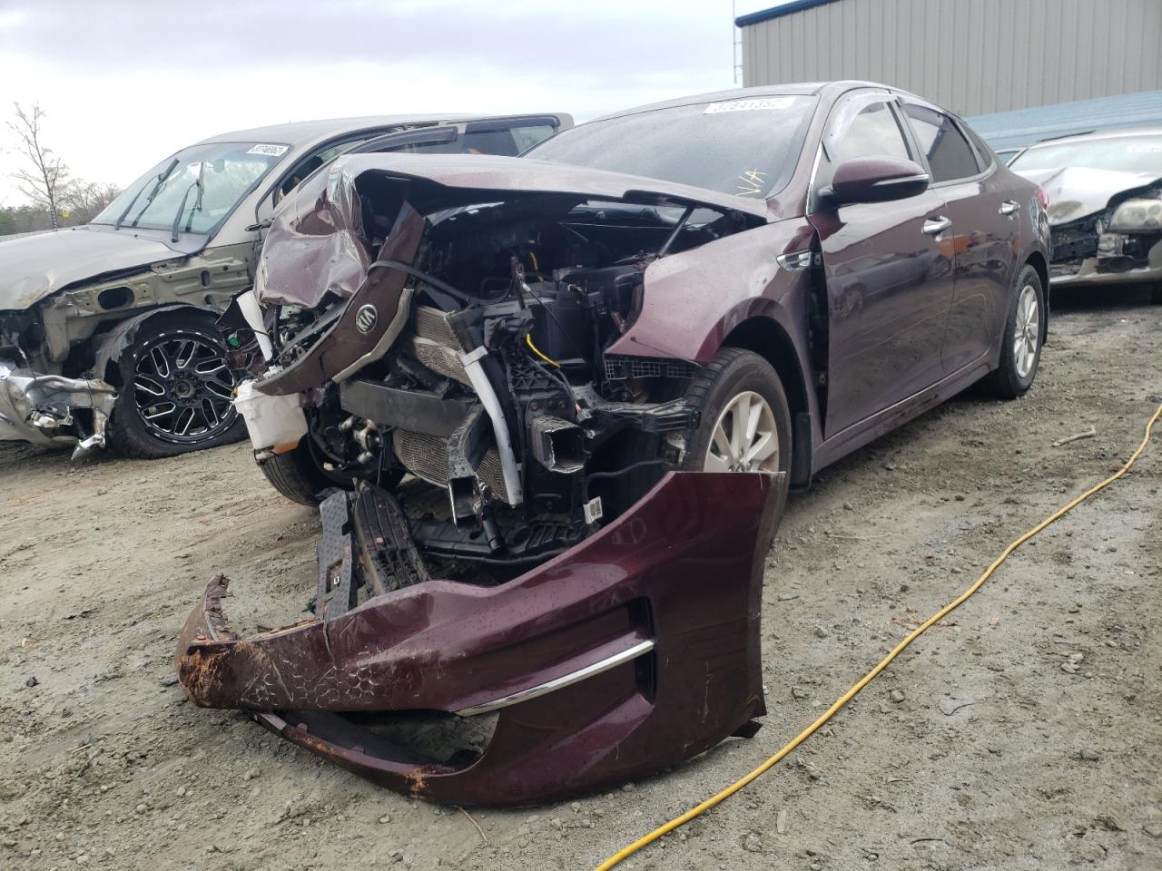 Photo 2 from auction – 2016 KIA OPTIMA LX with VIN 5XXGT4L34GG107774