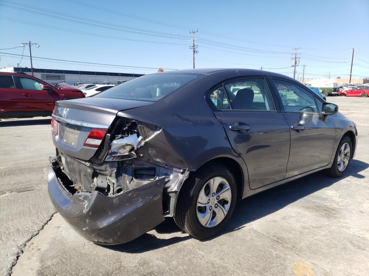 Photo 4 from auction – 2014 HONDA CIVIC LX with VIN 19XFB2F5XEE259614