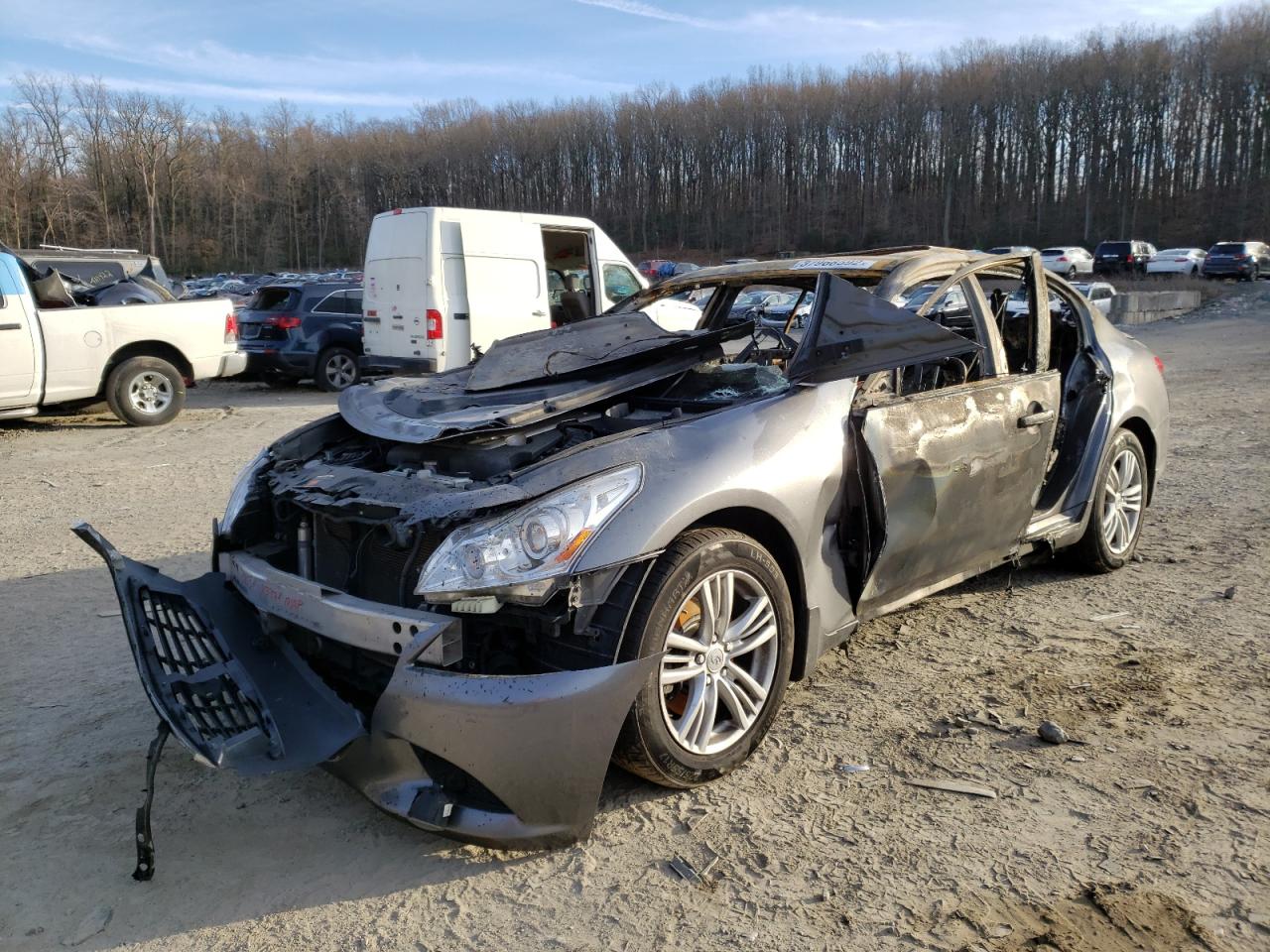 Photo 2 from auction – 2011 INFINITI G25 with VIN JN1DV6AR6BM650792