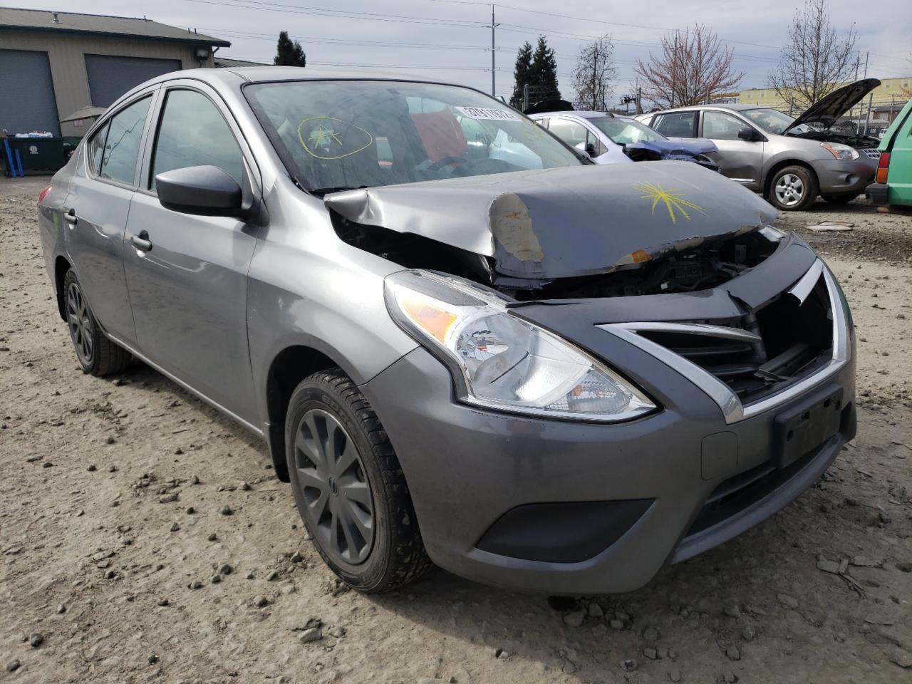 NISSAN VERSA S 2016 with VIN 3N1CN7AP4GL915971 - Photo from auction
