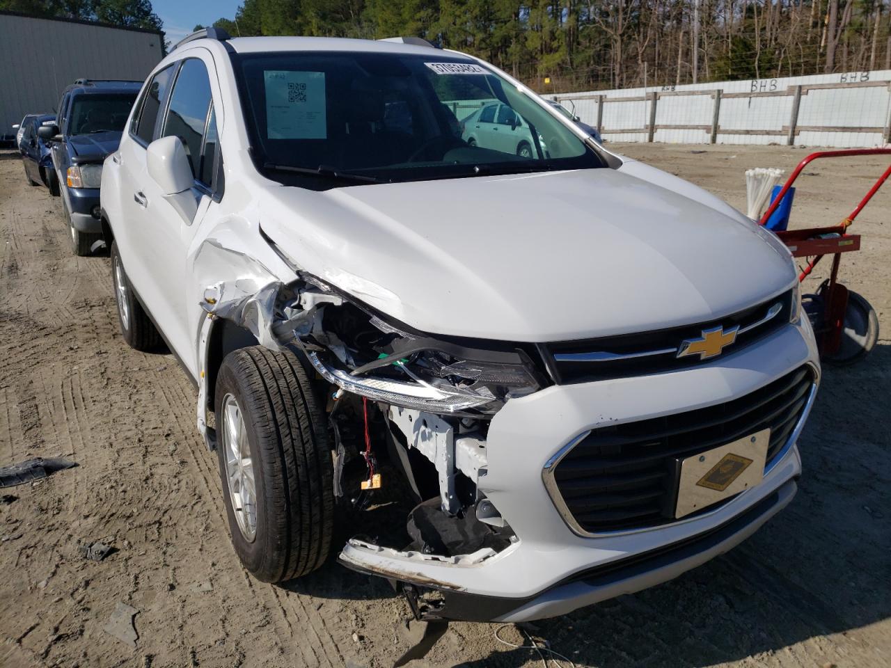 CHEVROLET TRAX 1LT 2019 with VIN KL7CJPSB4KB927654 - Photo from auction