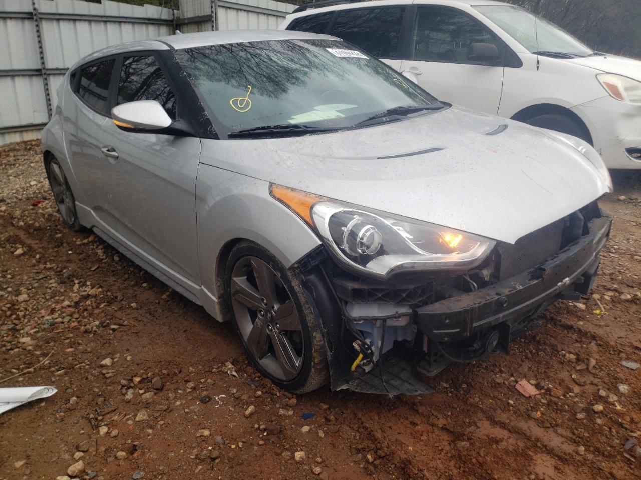 HYUNDAI VELOSTER T 2013 with VIN KMHTC6AE0DU156941 - Photo from auction