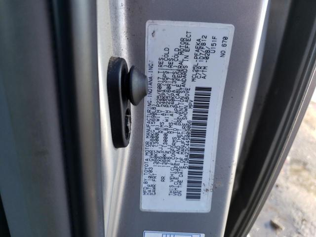 Photo 10 from auction – 2004 TOYOTA SIENNA LE with VIN 5TDBA23C44S009066