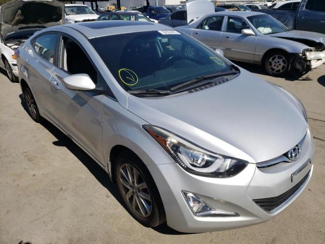 HYUNDAI ELANTRA SE 2015 with VIN 5NPDH4AE3FH600535 - Photo from auction