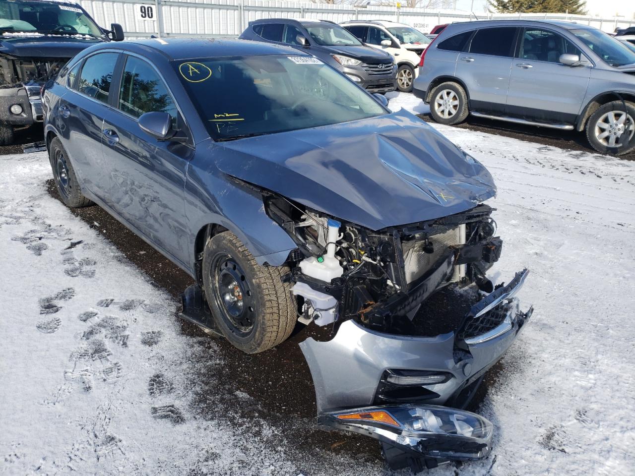KIA FORTE EX 2021 with VIN 3KPF54AD0ME278060 - Photo from auction