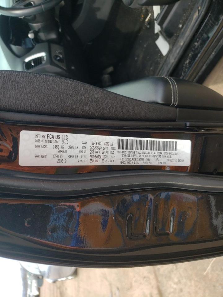 Photo 10 from auction – 2015 DODGE DURANGO SX with VIN 1C4RDJAG5FC154000