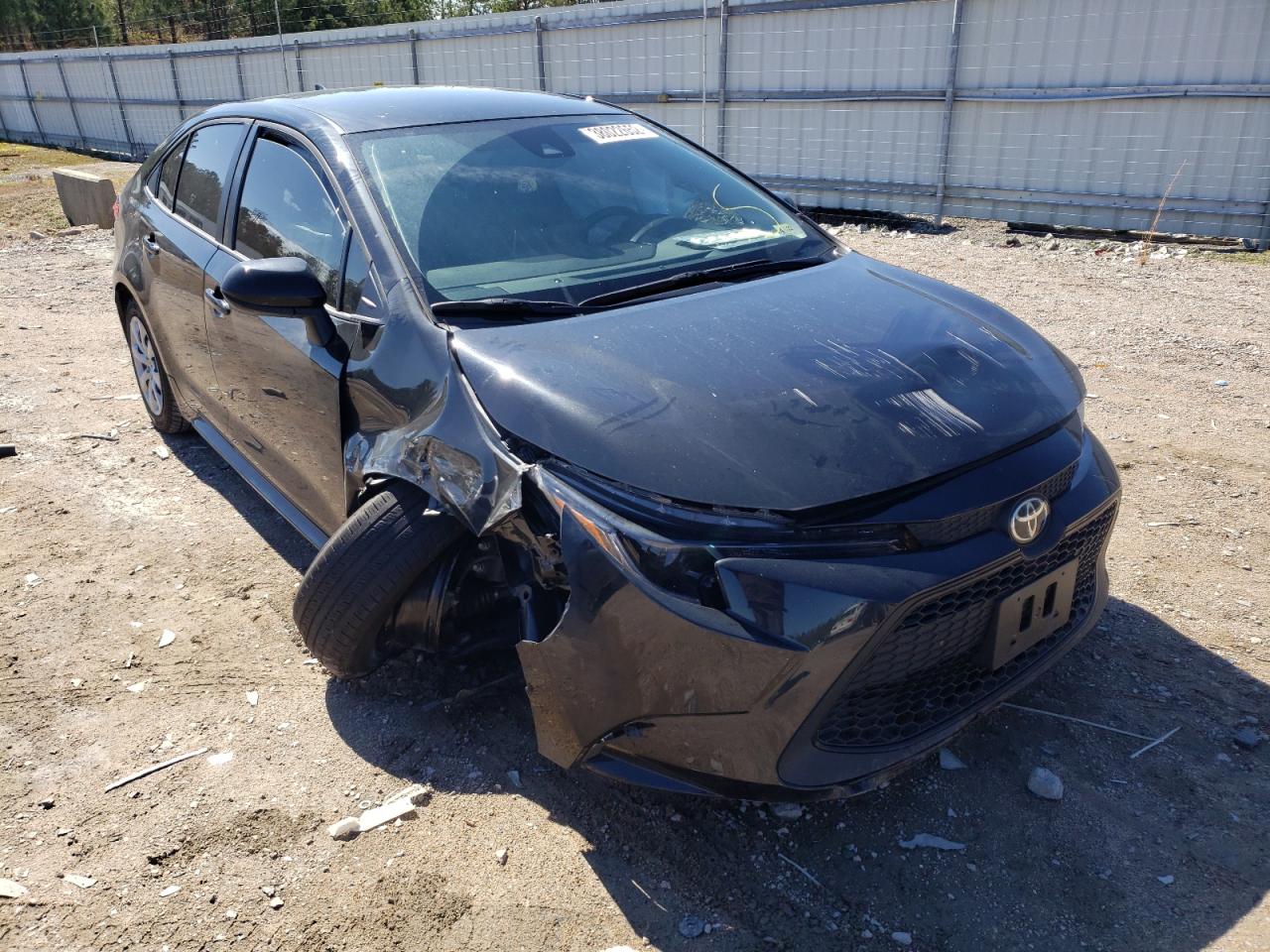 TOYOTA COROLLA LE 2021 with VIN JTDEPMAE6MJ173265 - Photo from auction