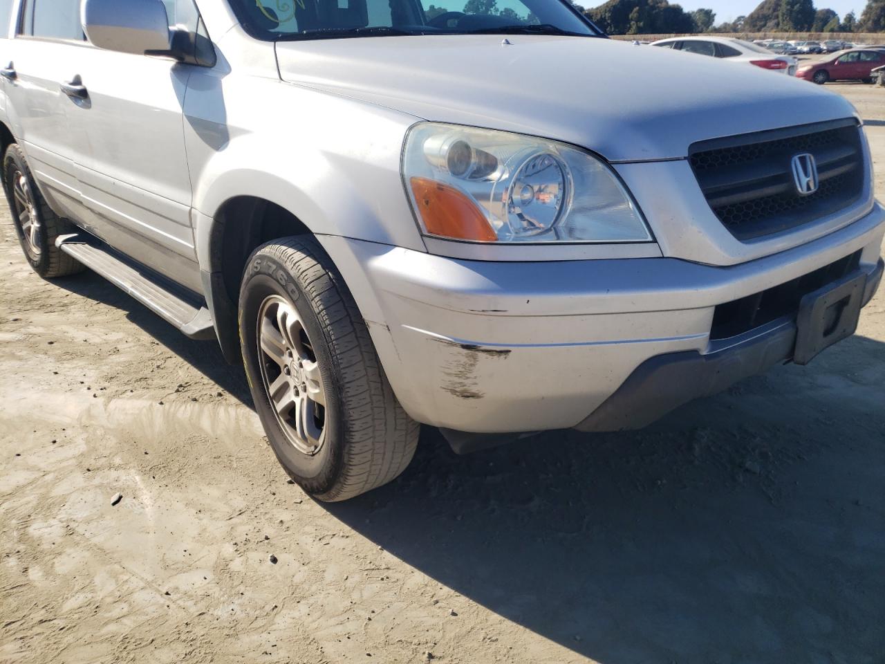 Photo 9 from auction – 2003 HONDA PILOT EXL with VIN 2HKYF18623H556723