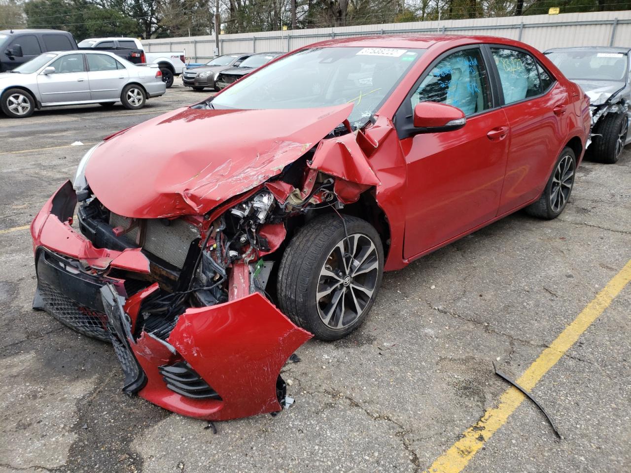 Photo 2 from auction – 2017 TOYOTA COROLLA L with VIN 5YFBURHE8HP659625