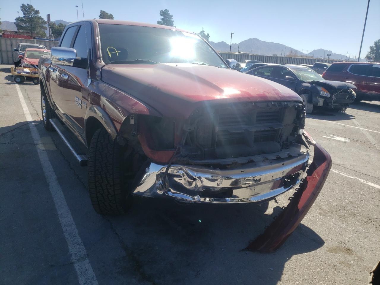 RAM 1500 LARAM 2017 with VIN 1C6RR6NT0HS781967 - Photo from auction