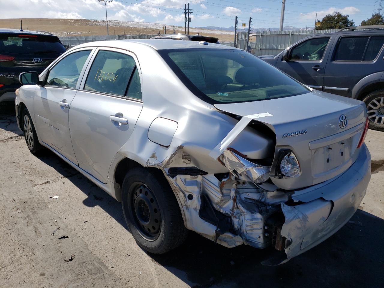 Photo 3 from auction – 2009 TOYOTA COROLLA BA with VIN JTDBL40E49J036736