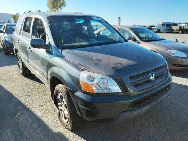 HONDA PILOT EXL 2005 with VIN 2HKYF18525H542976 - Photo from auction