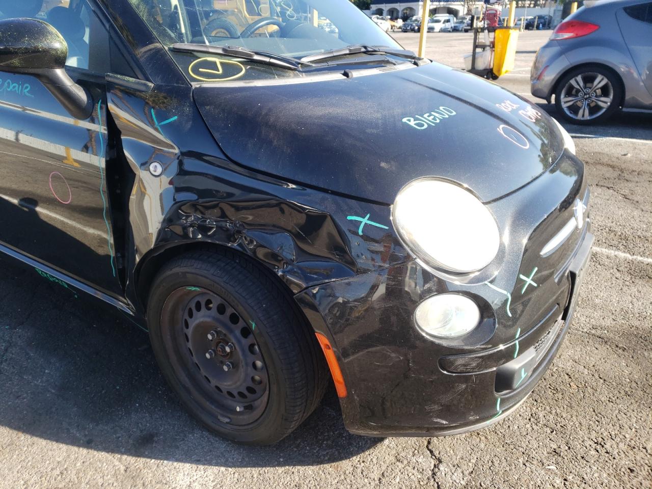 Photo 9 from auction – 2012 FIAT 500 POP with VIN 3C3CFFAR4CT339853