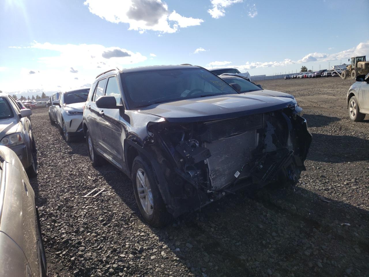 FORD EXPLORER X 2020 with VIN 1FMSK8DHXLGB77485 - Photo from auction