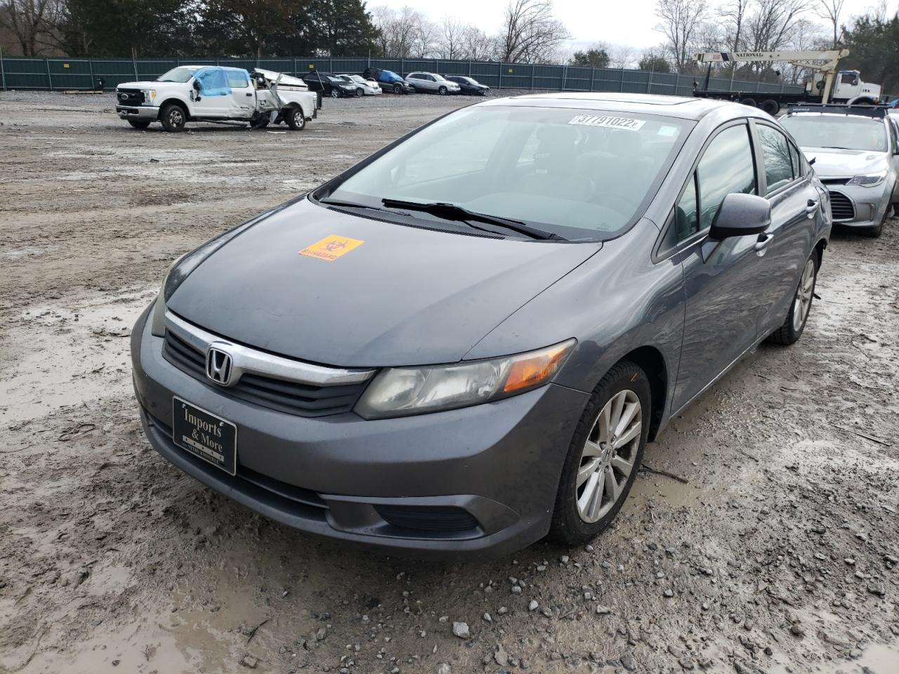 Foto 2 de la subasta – 2012 HONDA CIVIC EXL con VIN 19XFB2F90CE325040