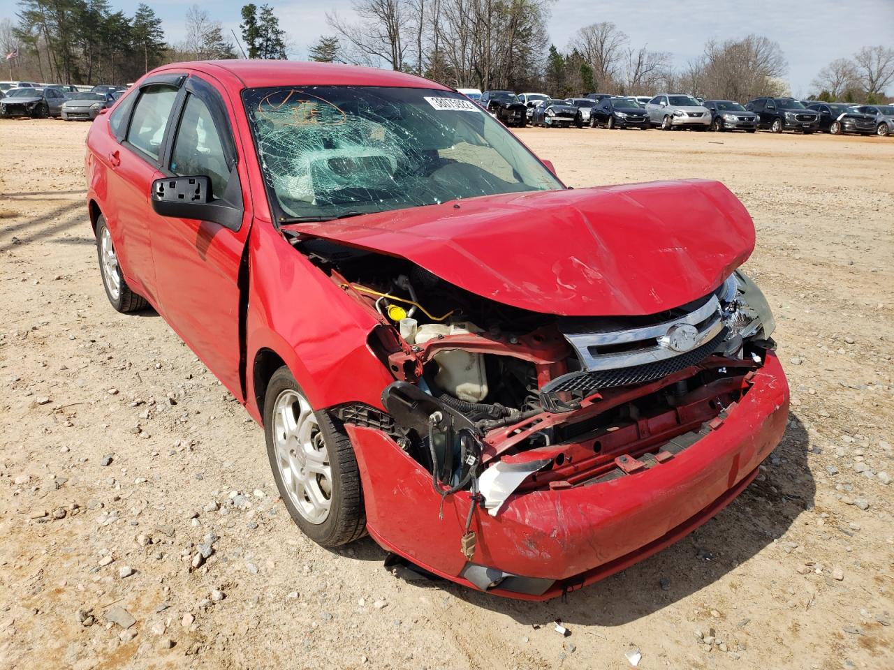 FORD FOCUS SE 2008 with VIN 1FAHP35N18W192886 - Photo from auction