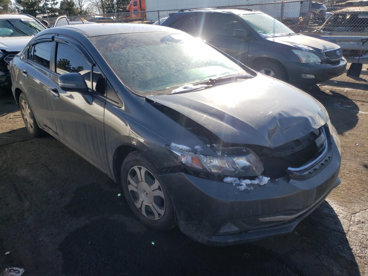Photo 1 from auction – 2013 HONDA CIVIC HYBR with VIN 19XFB4F33DE000794