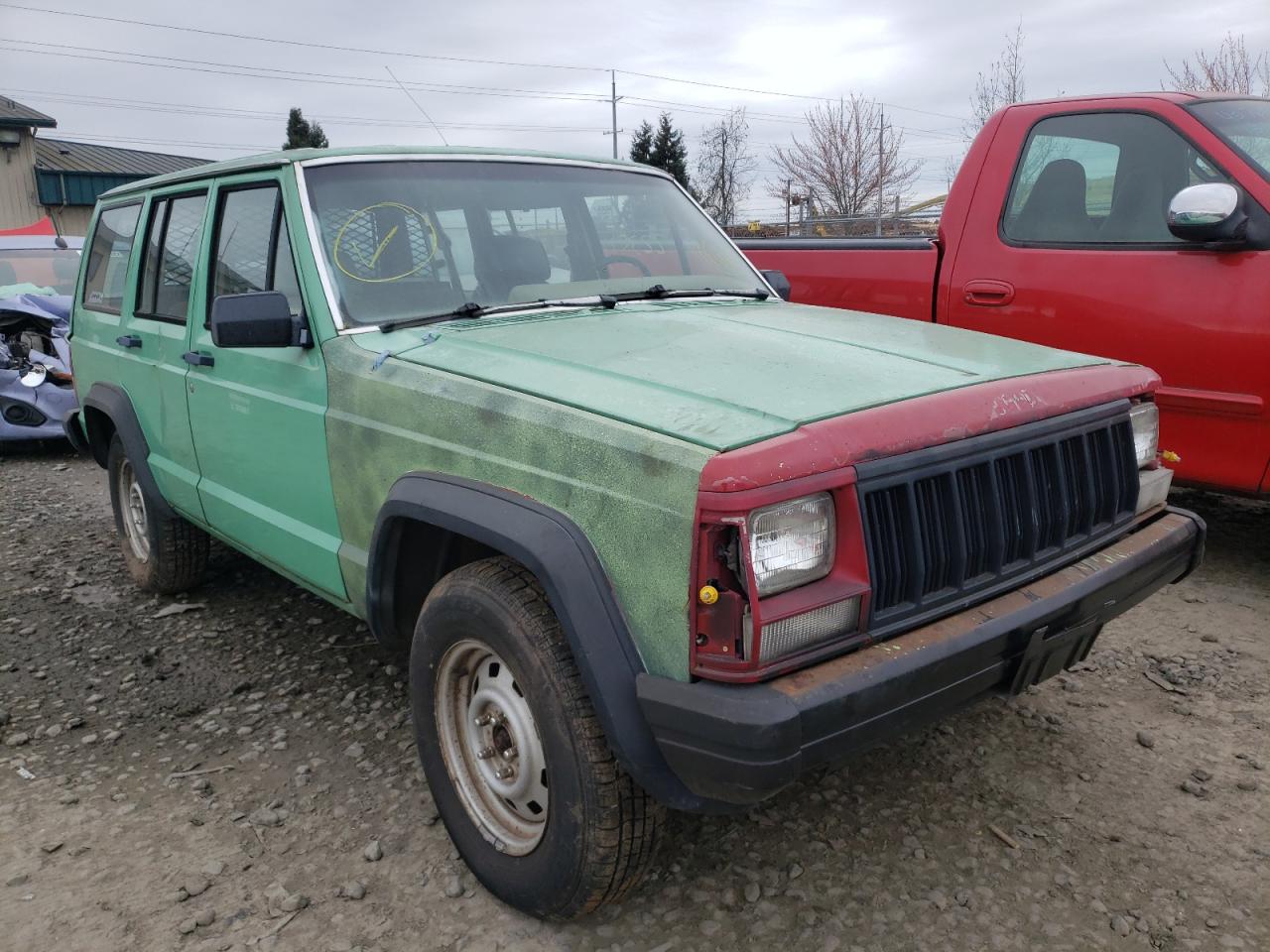JEEP CHEROKEE 1992 with VIN 1J4FT28S7NL201610 - Photo from auction